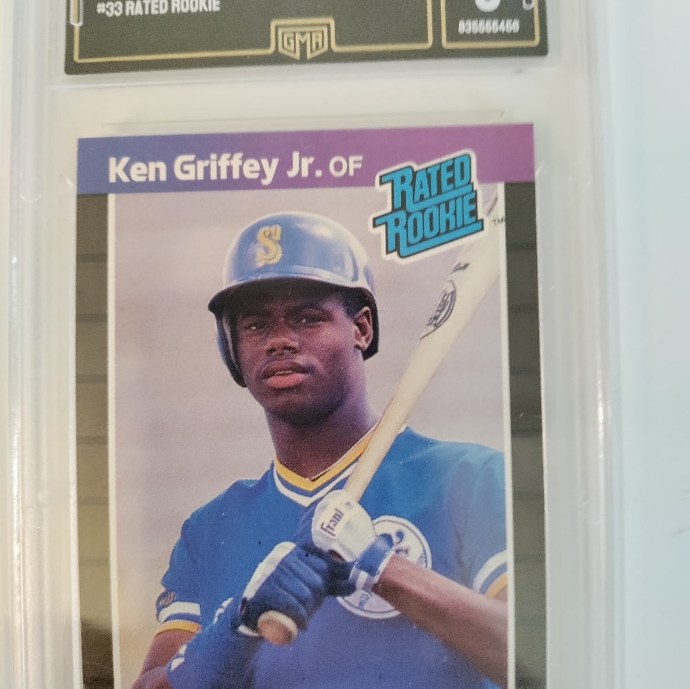 Graded Ken Griffey Jr Rookie Card "error"